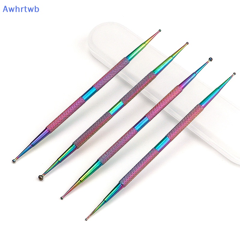 Set 4 Bút Vẽ Trang Trí Móng Tay Nghệ Thuật Thiết Kế Hai Đầu Tiện Dụng Mới