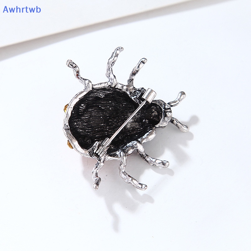 Ghim Cài Áo Hình Bọ Cánh Cứng Tráng Men Phong Cách Vintage Cho Nữ Mới