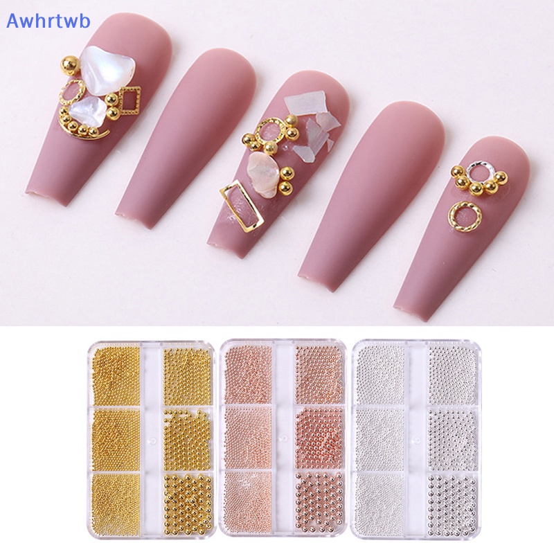 Hạt Thép Mini 3D Đính Móng Nghệ Thuật DIY Mới