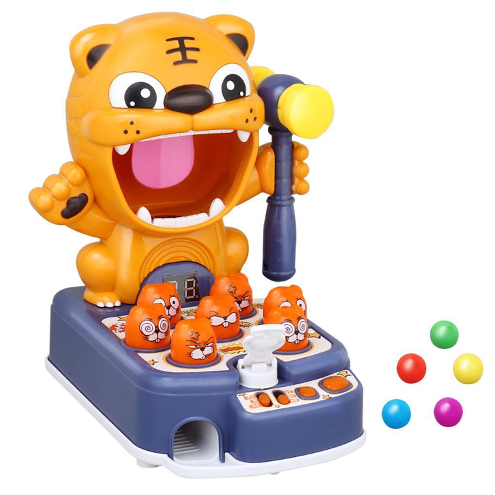 [Choo] Đồ Chơi Búa Đập Bóng Đá Cẩm Thạch / Hổ Đa Năng Có Nhạc Và Đèn Vui Nhộn Cho Bé