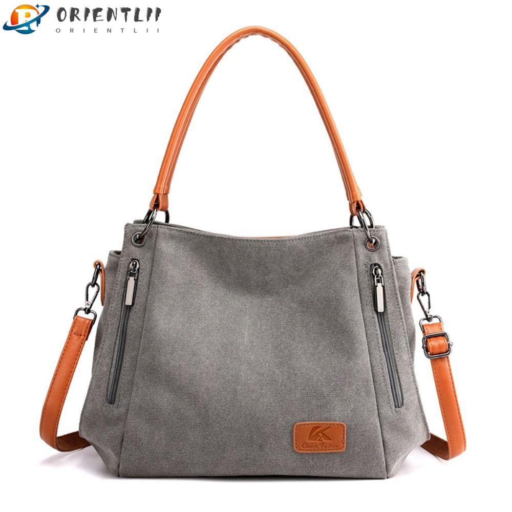 Túi Xách Canvas Cỡ Lớn Thiết Kế Đơn Giản Thời Trang