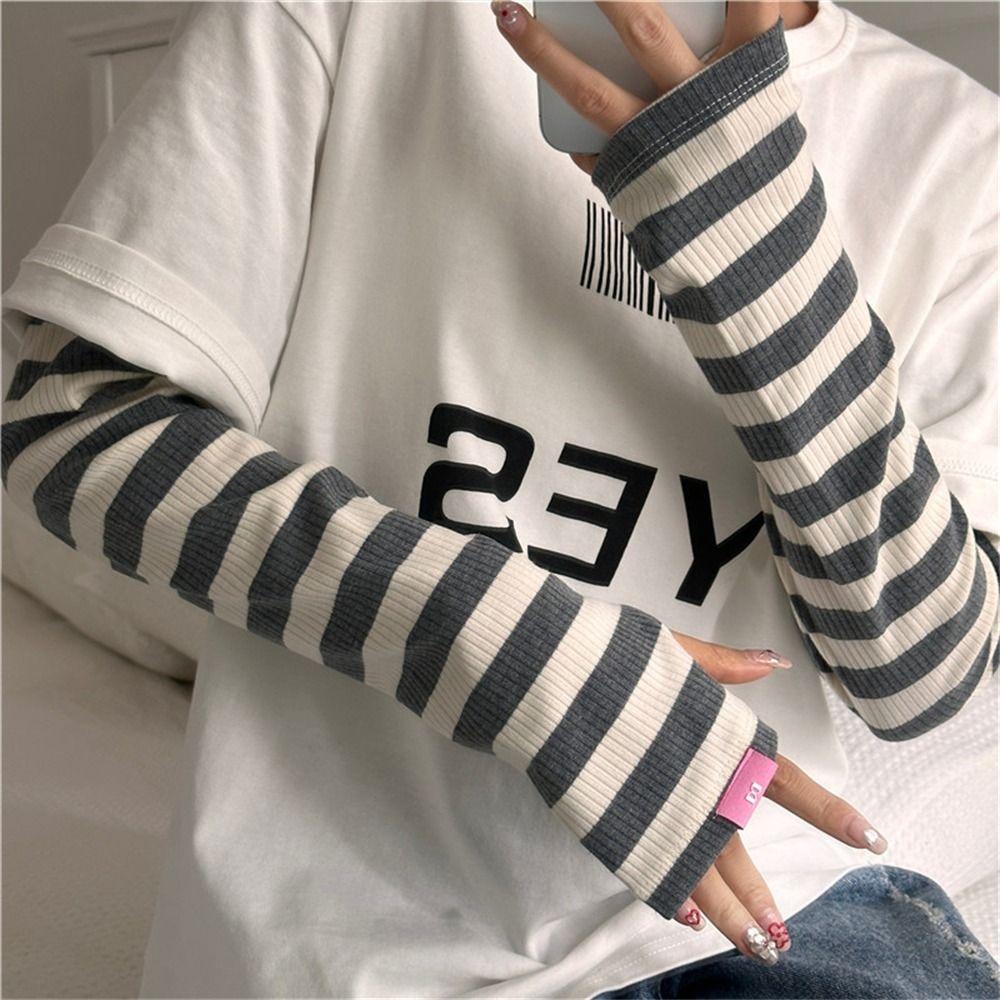 Găng Tay Dài Bằng Lụa Lạnh Chống Nắng Và Tia UV Cho Nữ