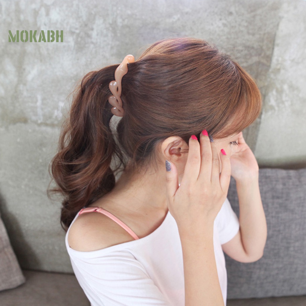 Kẹp Tóc Đuôi Ngựa Cỡ Nhỏ Linh Hoạt Thời Trang Cho Nữ