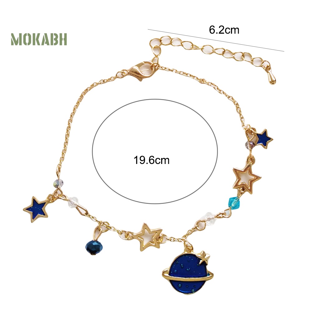 (Hot) Vòng Tay HợP Kim ĐíNh Đá HìNh Ngôi Sao Xinh XắN