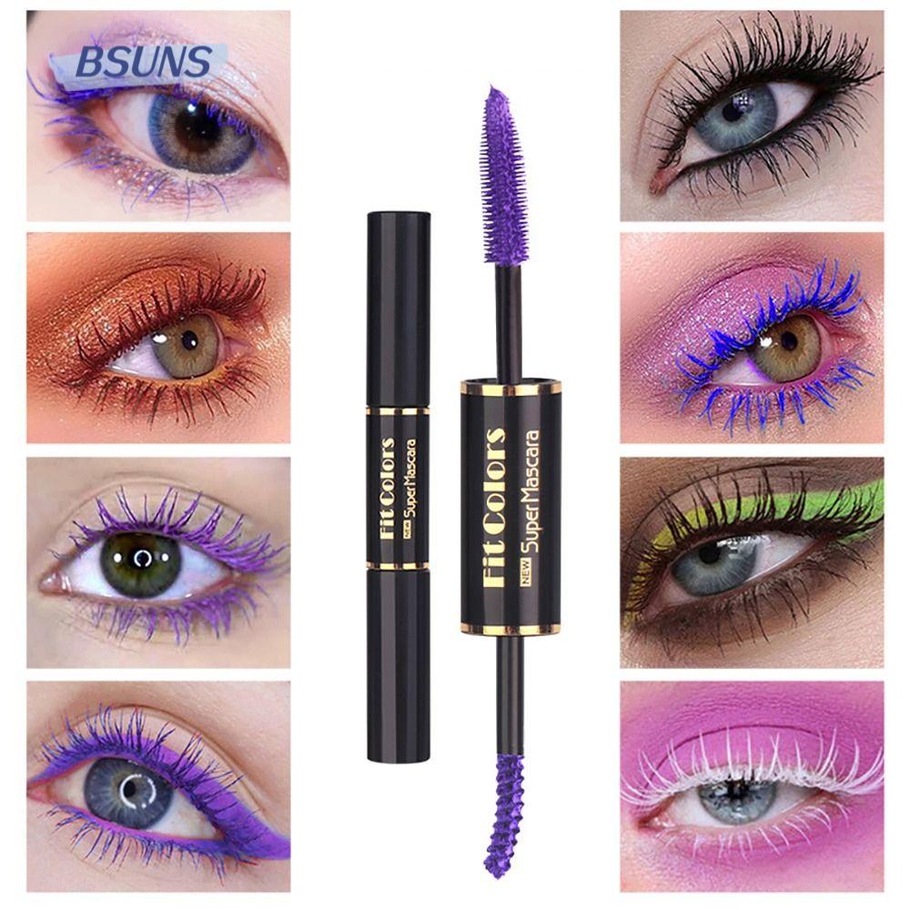 Mascara Sợi Tơ 4D Hai Đầu Chống Nhòe Nhanh Khô Chuốt Mi Cong Vút Và Dài Hơn