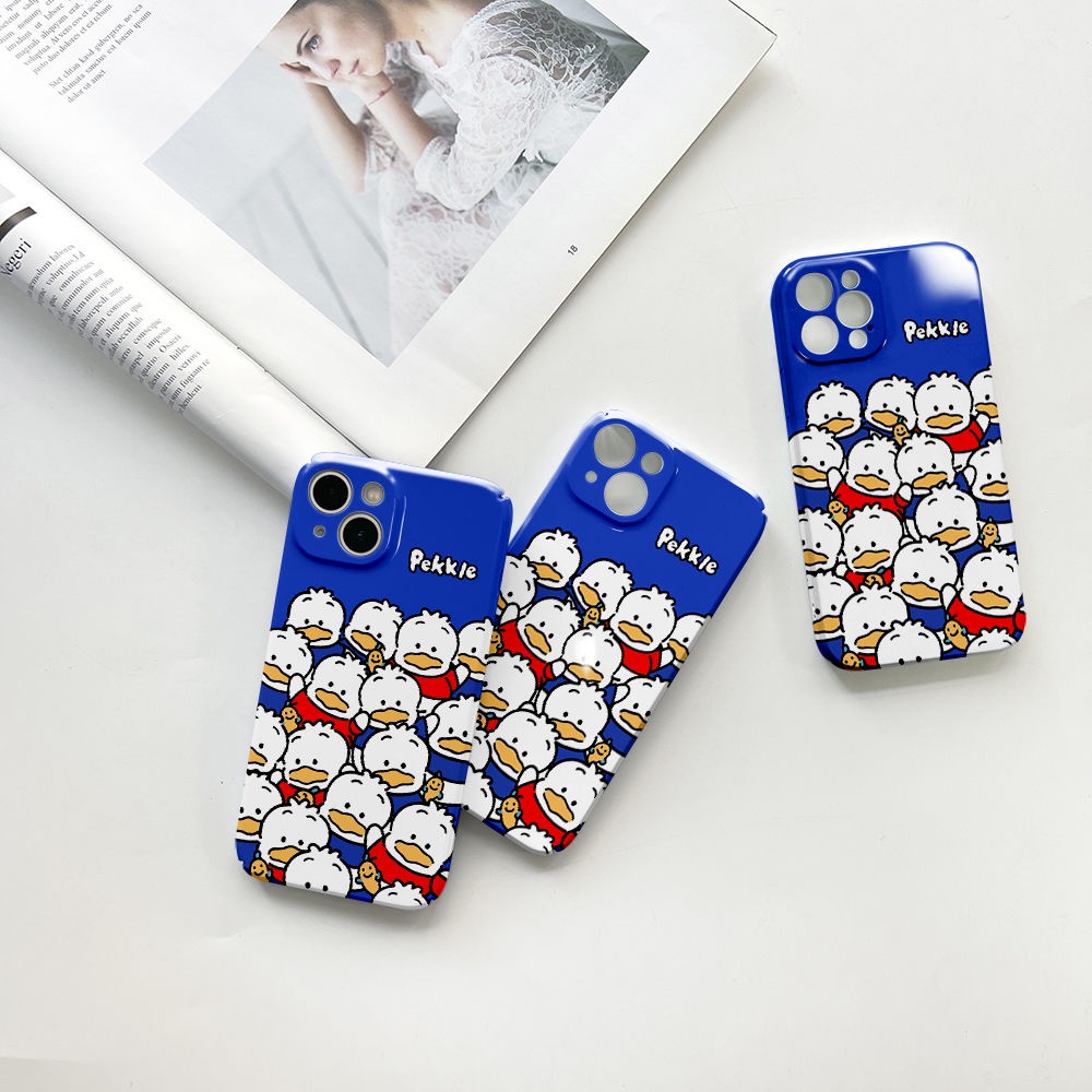 Ốp Điện Thoại Cứng Hình Chú Vịt Dễ Thương Cho iPhone14 / 13 / / xr 1178 Plus / 12 Film / xs