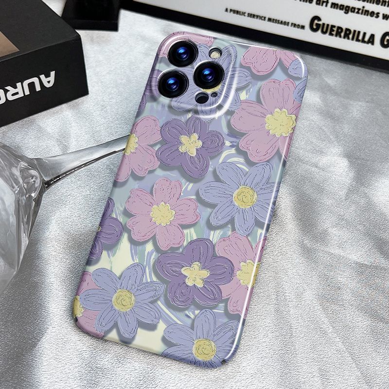 Ốp Điện Thoại Họa Tiết Tranh Sơn Dầu Sáng Tạo Cho Iphone xs / Promax 14 xr13 12 / 11 94XK