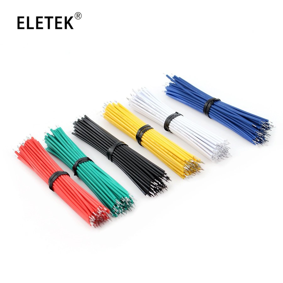 Set 50 / 100 Dây Cáp Nối Hàn Mạ Thiếc UL1007-22AWG 6cm 10cm