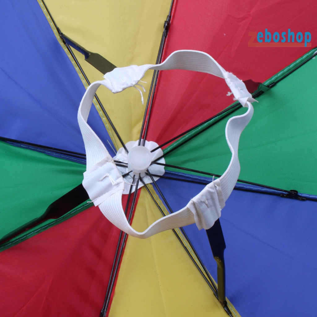 Dù Chống Thấm Nước Bằng Nylon Màu Sáng Để Đi Câu Cá Tiện Dụng