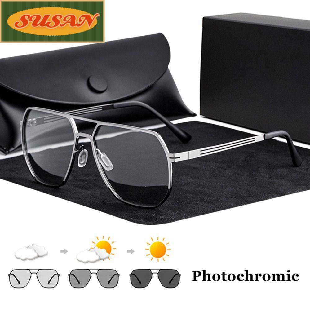 Kính Mát Phân Cực Gọng Kim Loại Chống Lóa Hiệu SUSANS