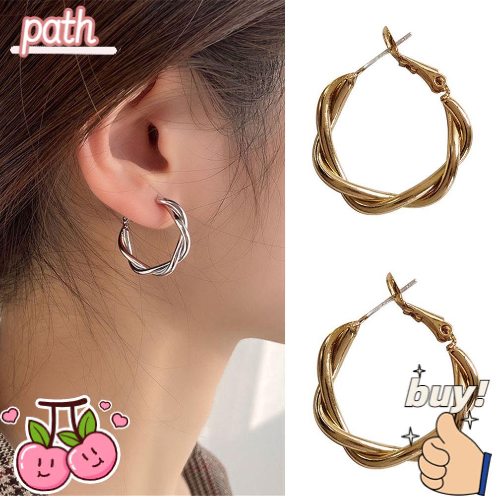 Khuyên Tai Hình Tròn Lớn Phong Cách Hip Hop Punk Thanh Lịch