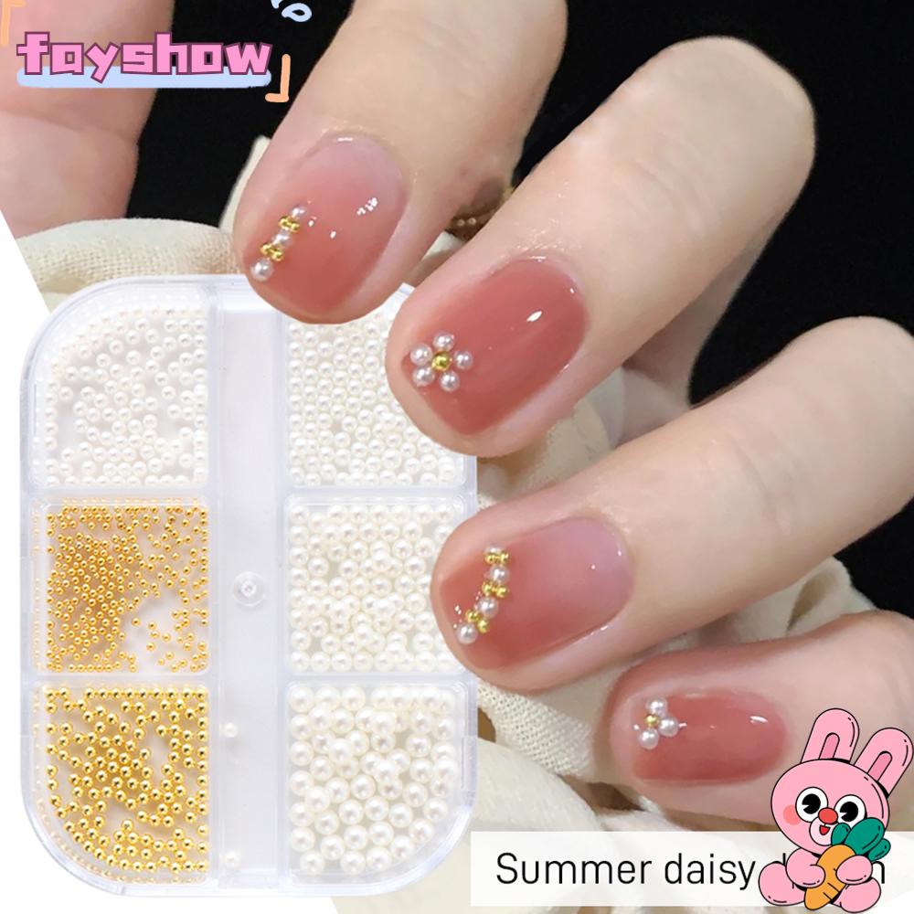 Hộp 6 Ngăn Đựng Dụng Cụ Làm Móng Tiện Dụng|Phụ Kiện Trang Trí Móng Tay Nghệ Thuật DIY