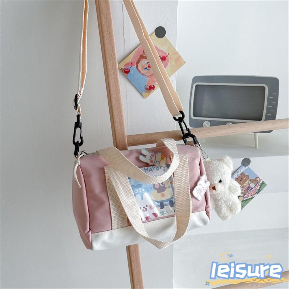 Túi Tote Đeo Vai Cỡ Lớn Họa Tiết Hoạt Hình Dễ Thương