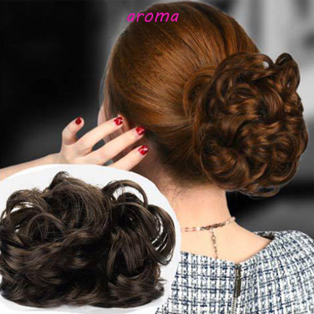 Bộ Tóc Giả Dài Xoăn Tròn Siêu Bền Thời Trang Dành Cho Nữ AROMA