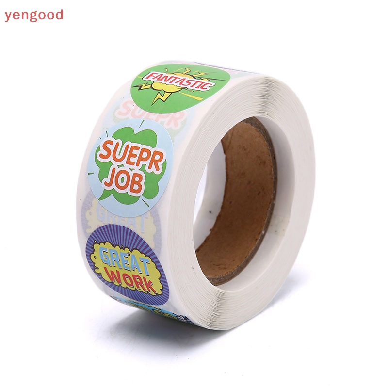 Cuộn 500 Miếng Dán Trang Trí Hình Trái Tim Dễ Thương