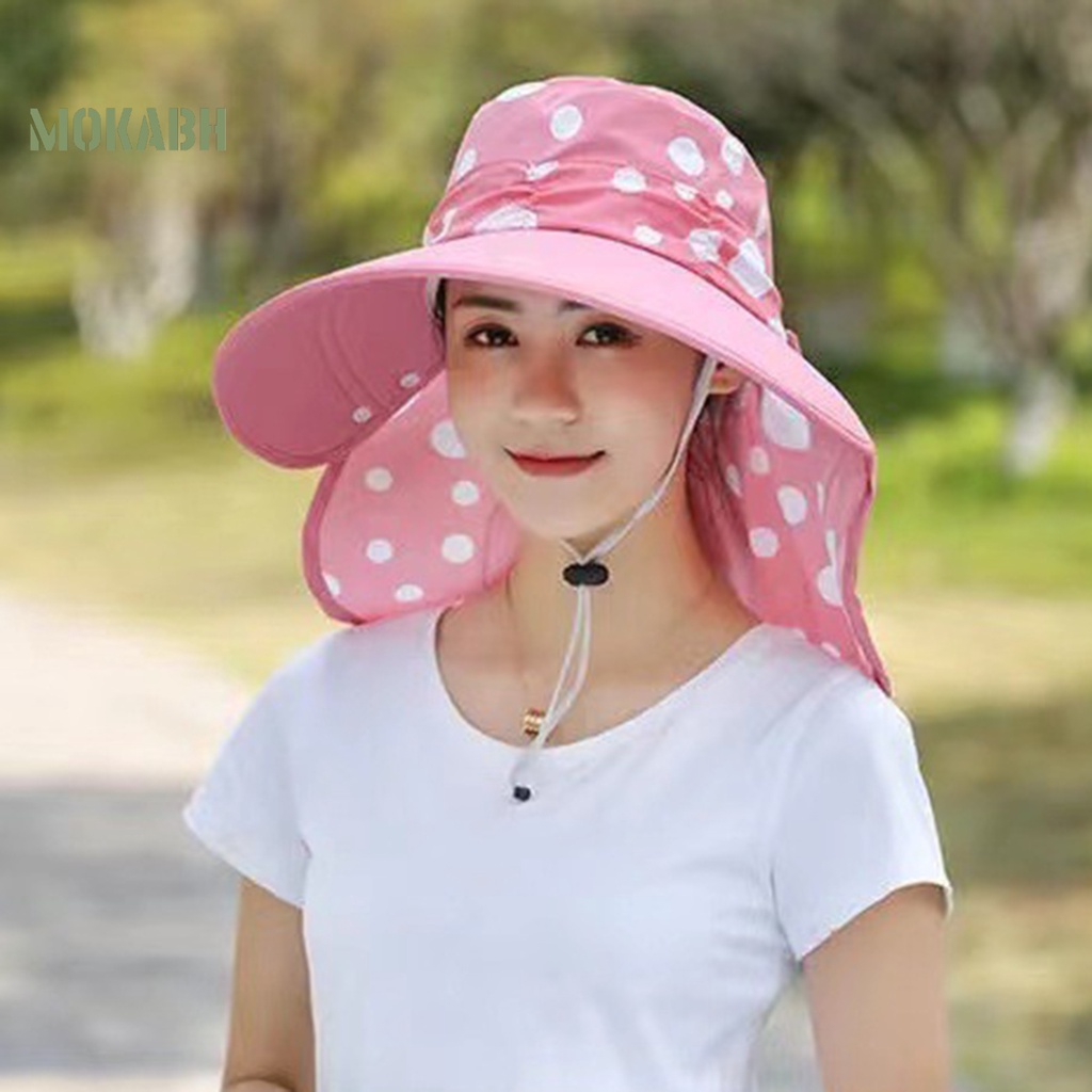 Nón Rộng Vành Đi Biển Bằng Chất Liệu Cotton Kiểu Dáng Hợp Thời Trang Dành Cho Nữ