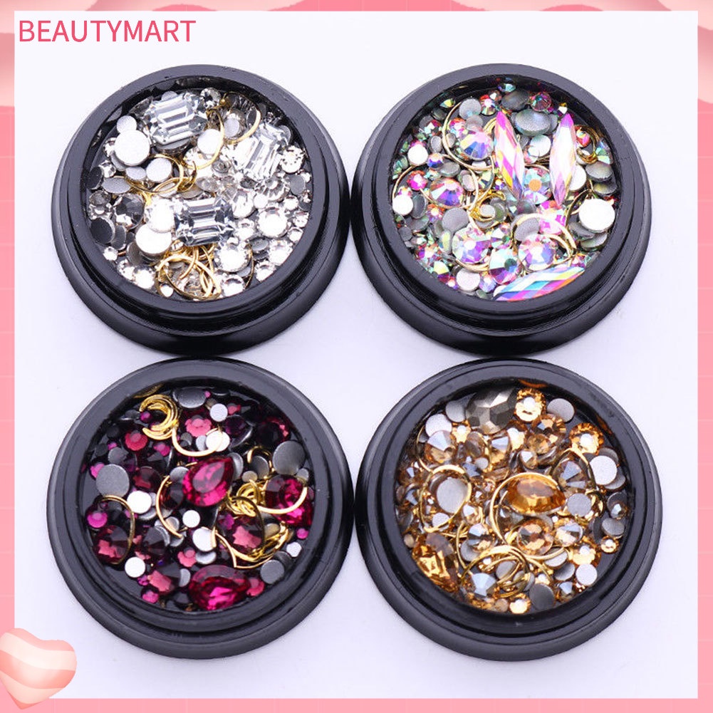 Hộp Phụ Kiện Trang Trí Móng Nghệ Thuật Bằng Hợp Kim 3D