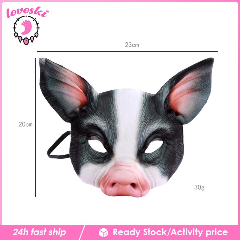 Mặt Nạ Nửa Mặt Hóa Trang Động Vật Cho Người Lớn