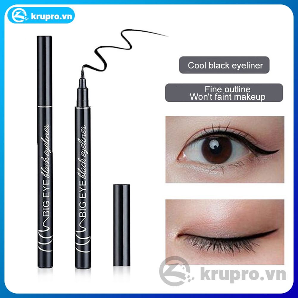 Edute Alice Cool Black Eyeliner không thấm nước và chống mồ hôi chất lỏng đầu mỏng không dễ Làm Nhòe trang điểm bán chạy