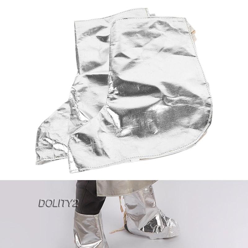 [Dolity2] Set 2 Tạp Dề Lá Nhôm Bảo Vệ Chân Khi Làm Việc / Phòng Thí Nghiệm / Cá