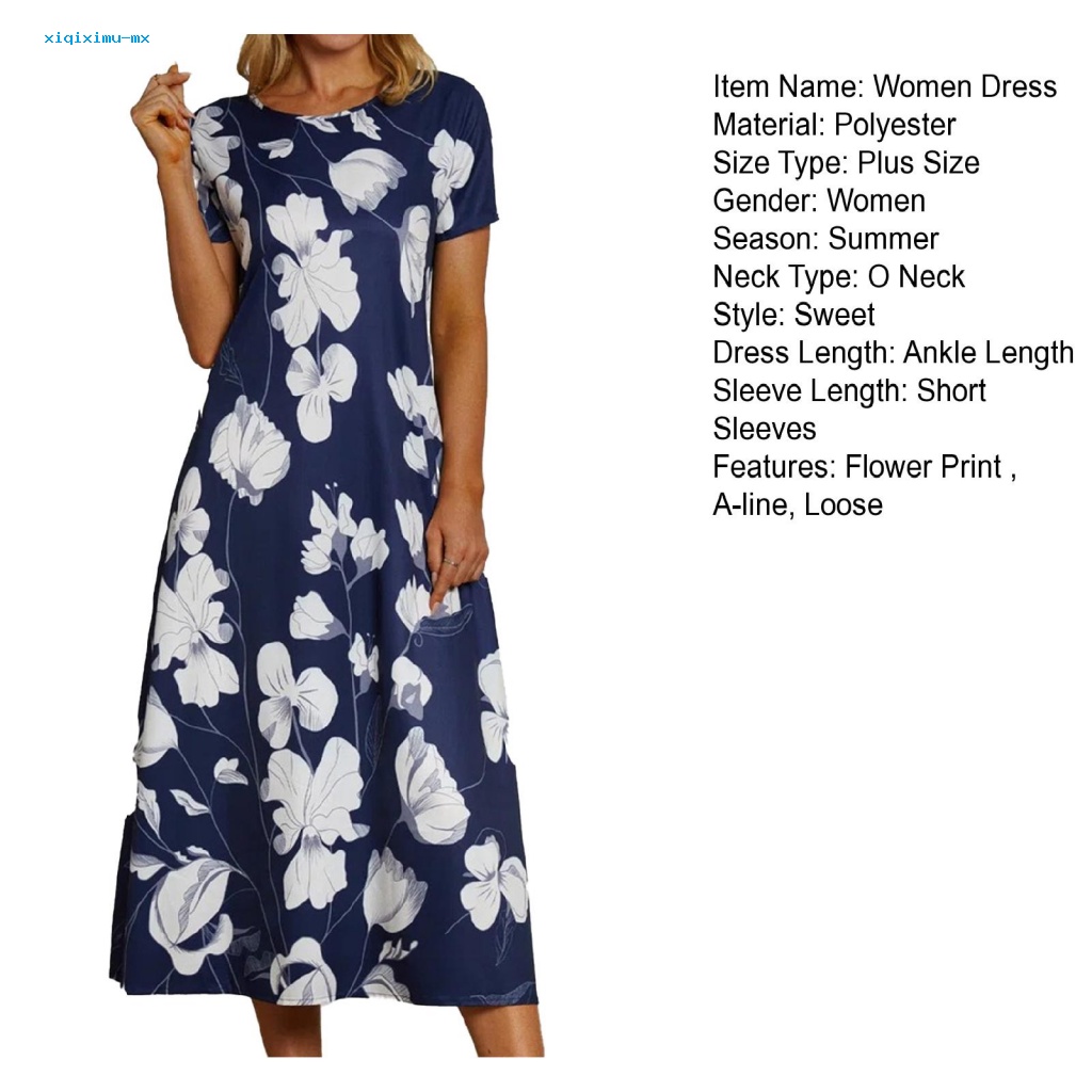 Xi * Đầm Nữ In Hoa Thời Trang Mùa Hè