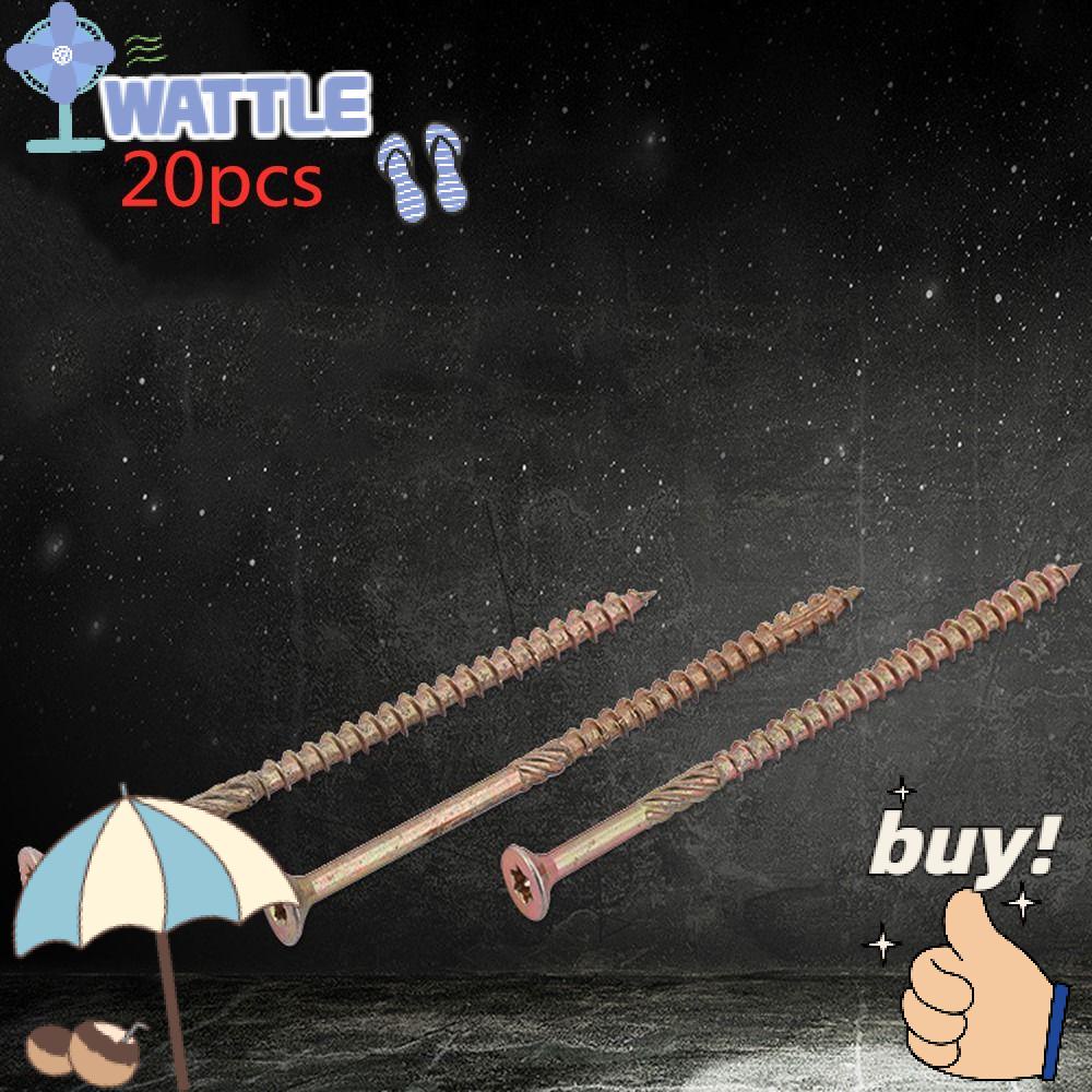 Set 20 Ốc Vít Thép Carbon Dùng Để Cố Định Bảng Gỗ Tiện Dụng