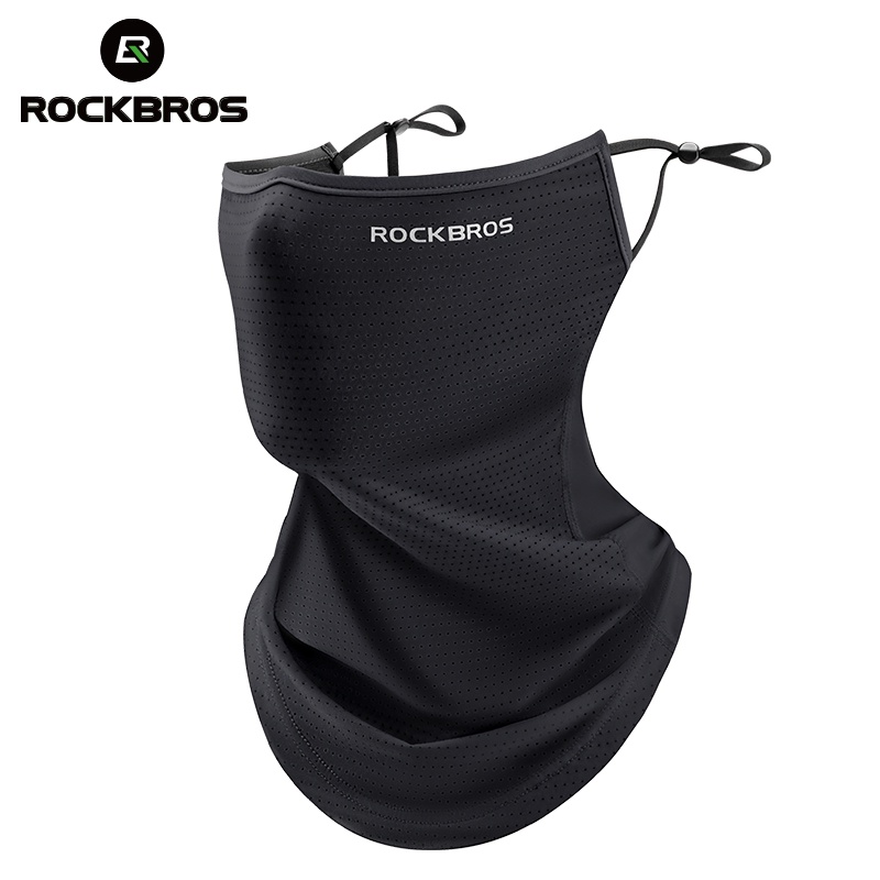 [Fulfilled by Shopee] Rockbros Khẩu Trang Lụa Lạnh Chống Tia UV Nhanh Khô Thoáng Khí Tiện Dụng