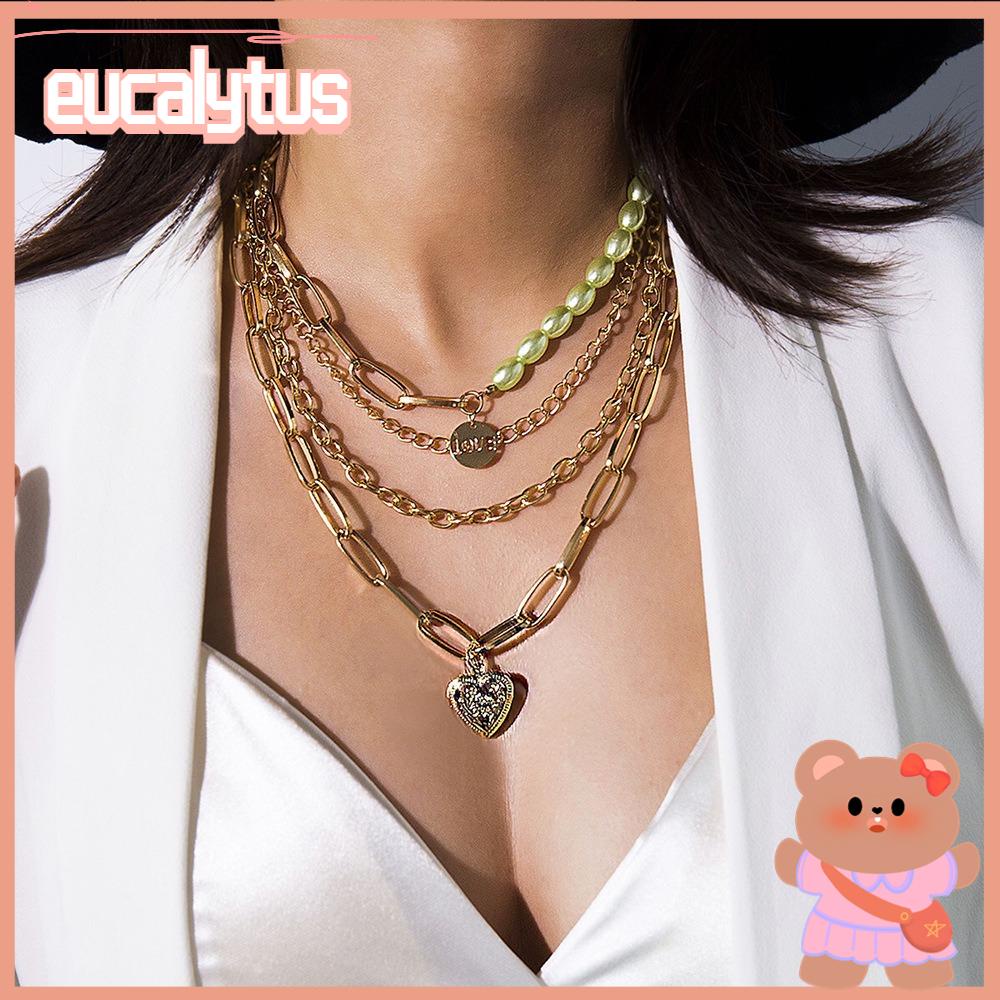 Vòng Cổ Choker Nhiều Lớp Phong Cách Retro Thời Trang