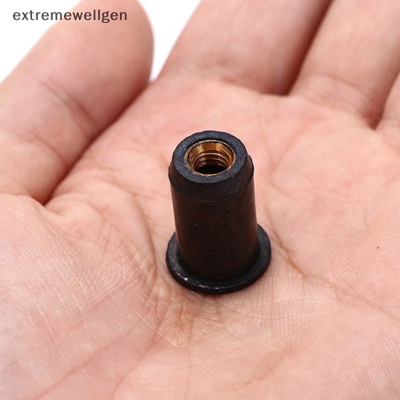 Bộ 6 Đinh Tán m6 Màu Đen Chuyên Dụng Cho Câu Cá / Thuyền