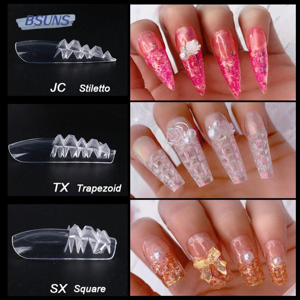 BSUNS Móng Tay Giả Thiết Kế Đặc Biệt Tiện Lợi