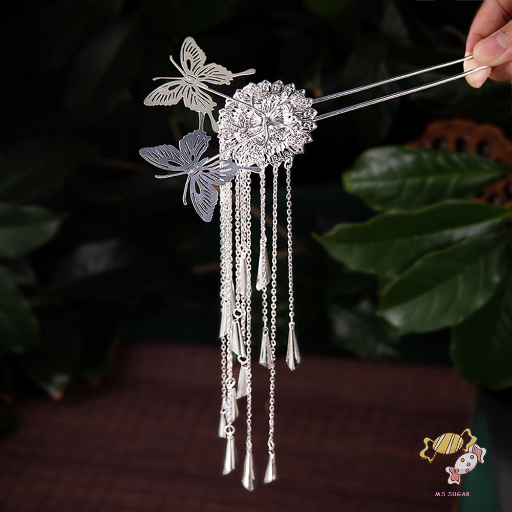 YADORNOS Trâm Cài Tóc Trung Hoa Hình Chữ U Bằng Hợp Kim Không Gây Dị Ứng