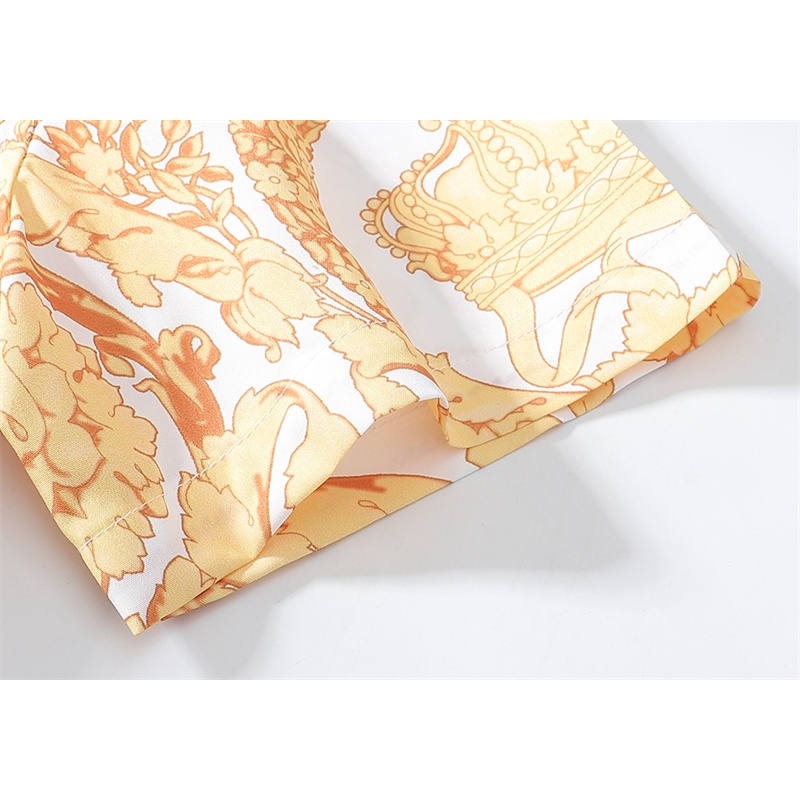 Áo Sơ Mi Tay Ngắn In Họa Tiết Đường Phố Cổ Điển Thời Trang Cao Cấp V-E88R-S88-Kdu5Y