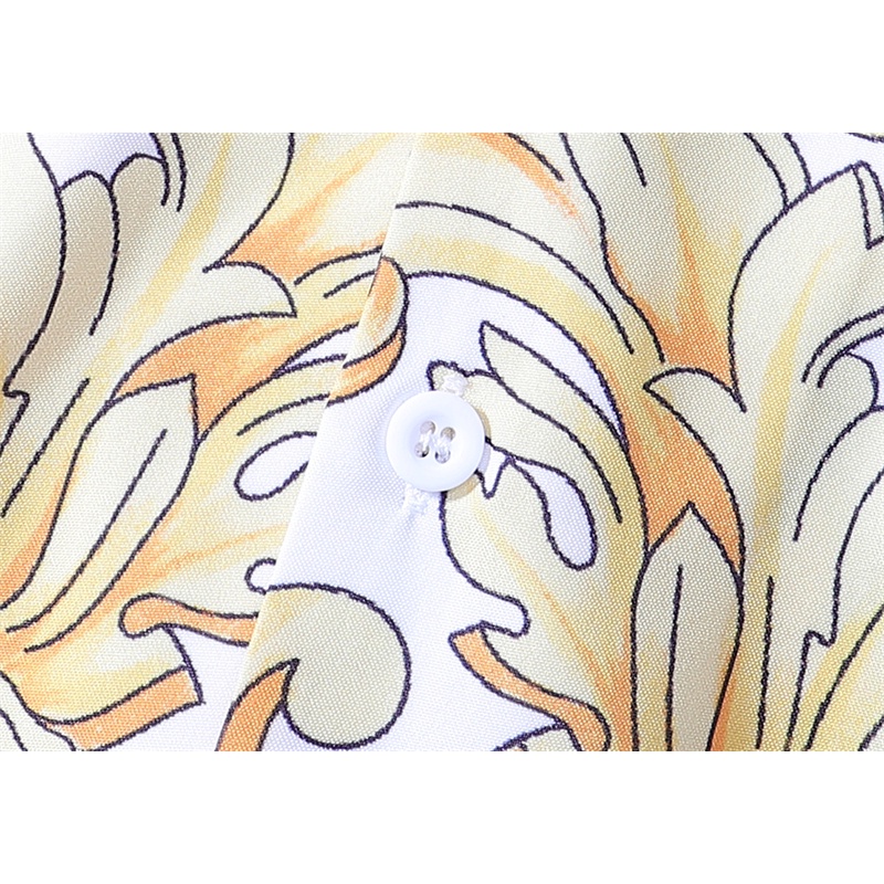 Áo Sơ Mi Tay Ngắn V-E88R-S88- Thời Trang Đường Phố Cổ Điển