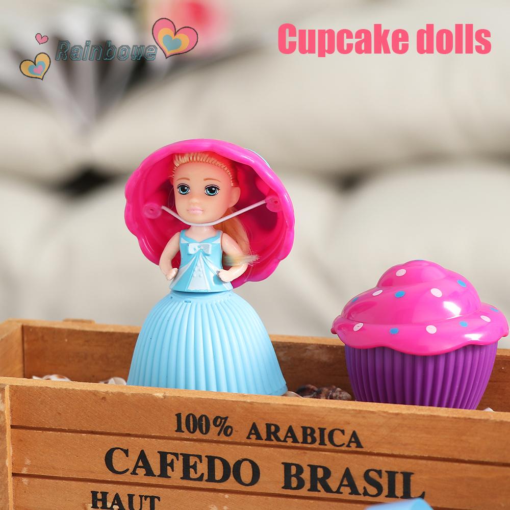 Bánh Cupcake Màu Cầu Vồng Xinh Xắn Cho Bé Gái