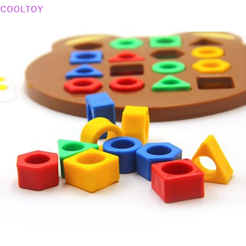 Cooltoy Bộ Đồ Chơi Xếp Hình Khối Hình Học Nhanh Chóng Phù Hợp Với Học Tập Dành Cho Trẻ Em HOT