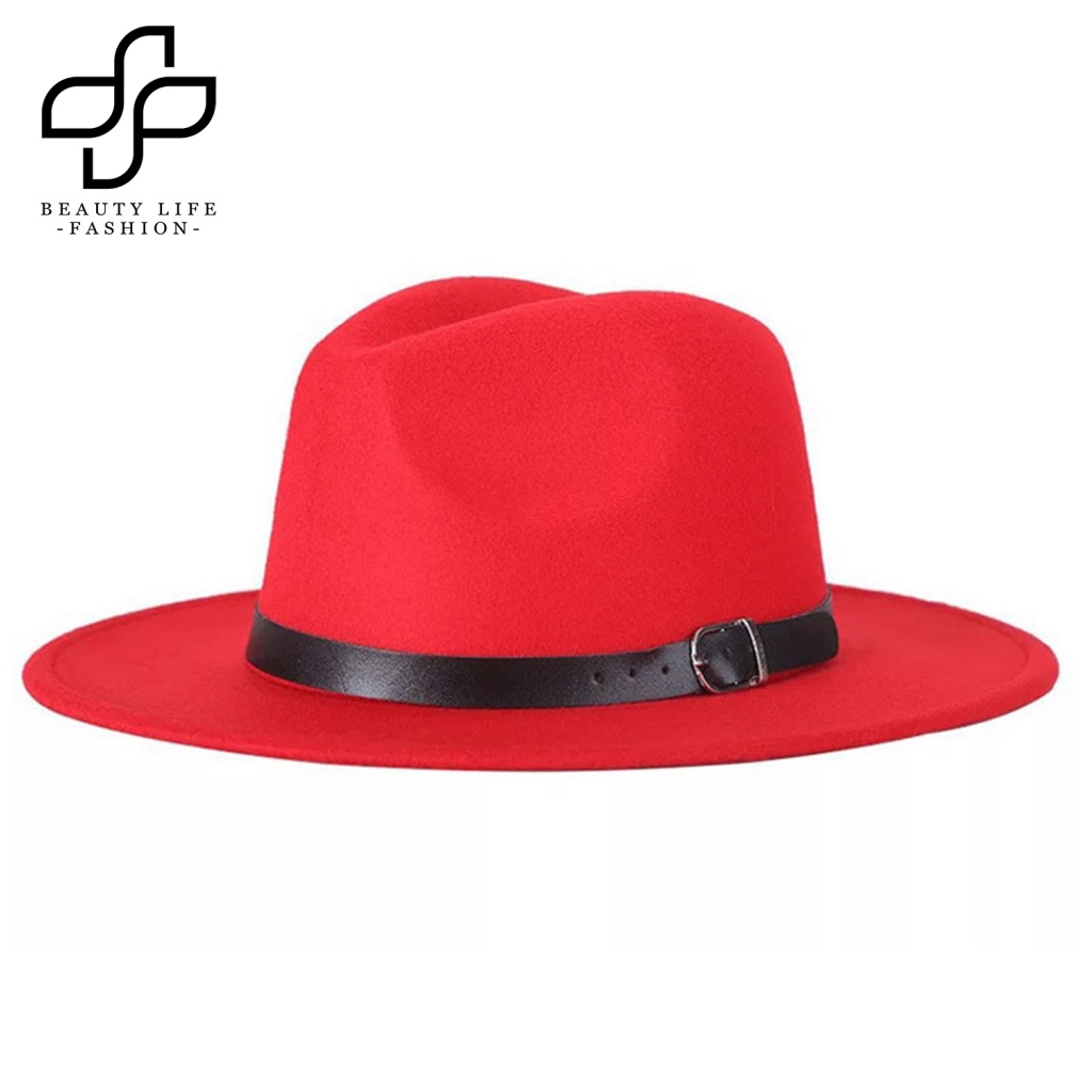 Nón Fedora Thoáng Khí Chống Thấm Nước Màu Sắc Đơn Giản Phong Cách Anh Quốc