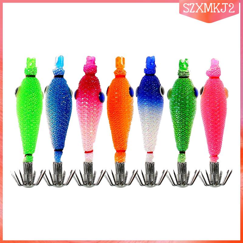 Set 7 Mồi Giả Dạ Quang Thu Hút Câu Cá Hiệu Quả szxmkj2