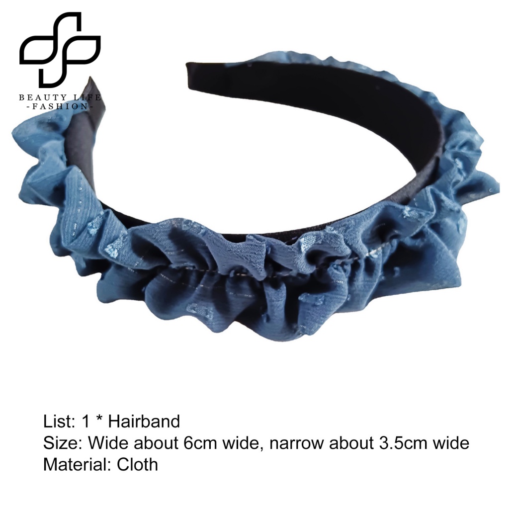 Băng Đô Vải Màu Trơn Viền Mềm Mại Đa Năng Chống Trầy Xước