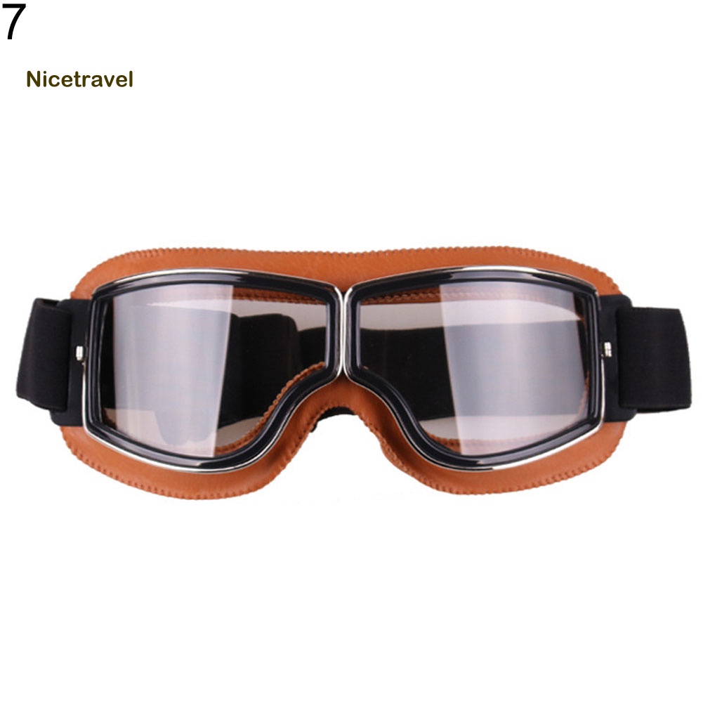 Kính Gắn Mũ Bảo Hiểm Chắn Gió Phong Cách Vintage