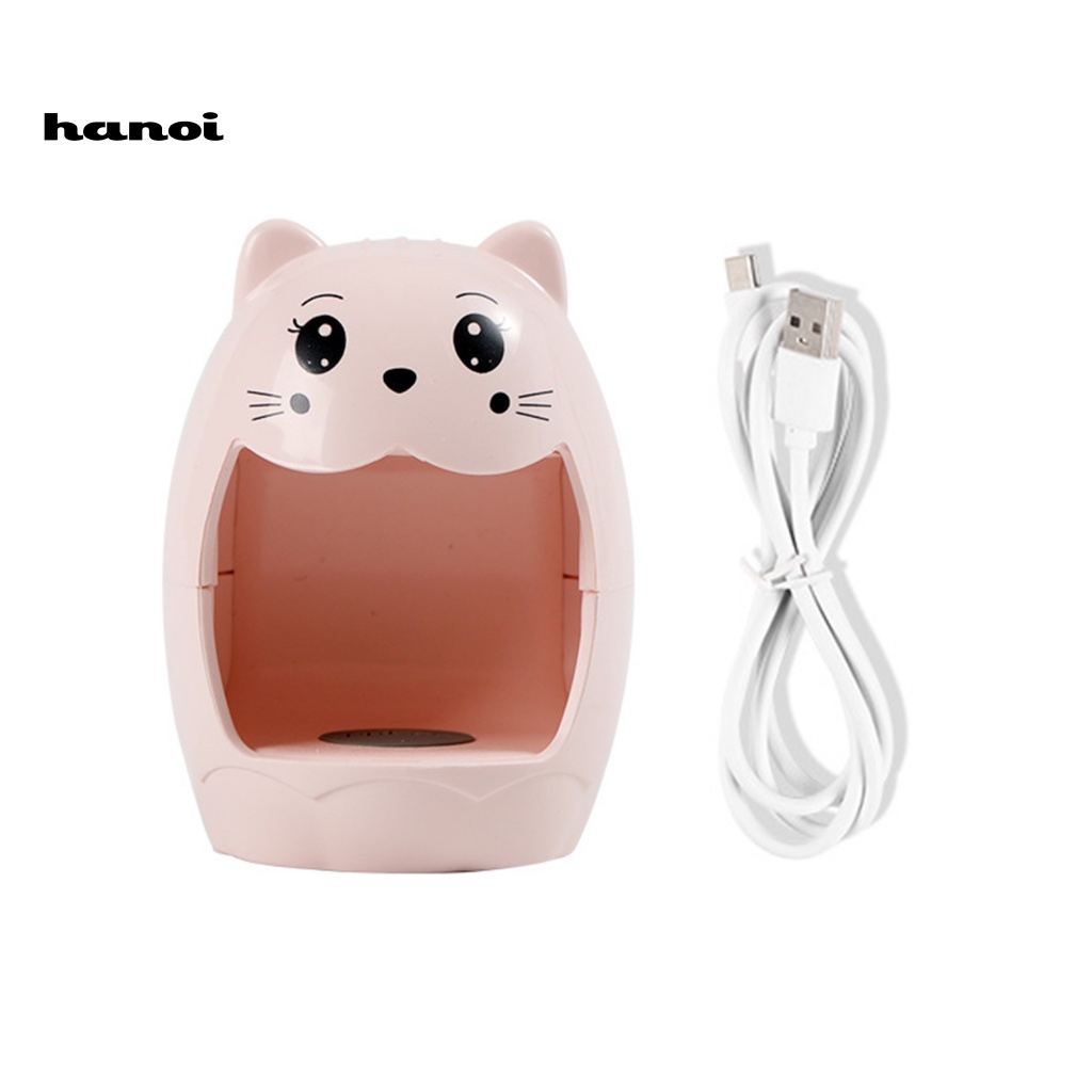 Đèn Sấy Khô Móng Tay Bằng Điện Mini Hình Động Vật Dễ Thương Dùng Tại Nhà