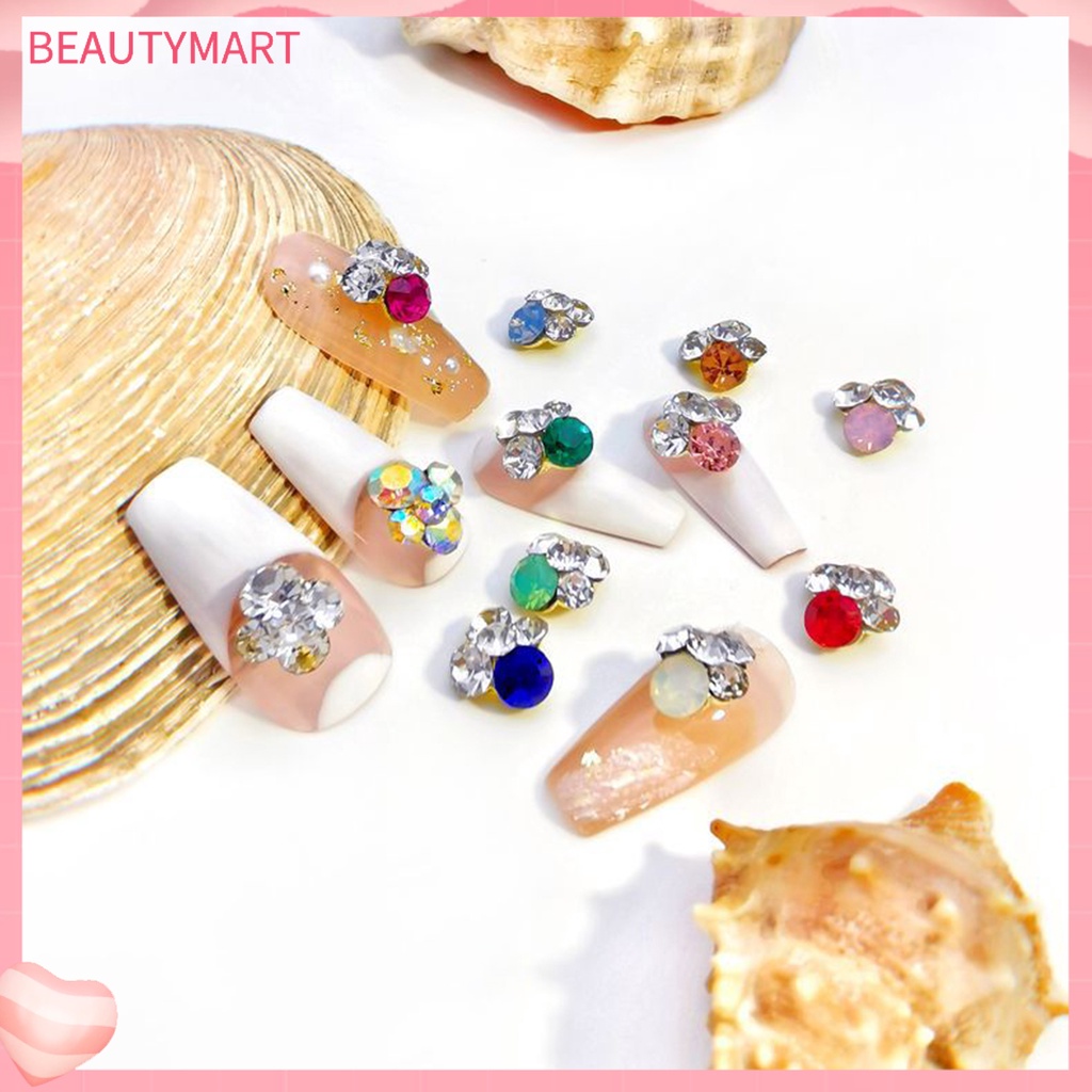 Set 10 Cọc Đính Đá Trang Trí Móng Tay DIY