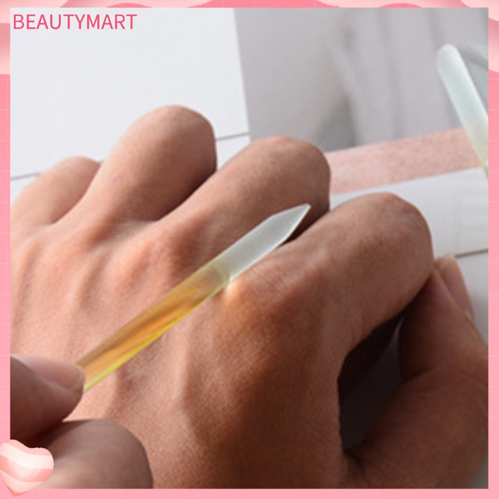 Dụng Cụ Dũa Móng Tay Bằng Acrylic Kính Hình Trụ Tiết Kiệm Sức Có Thể Tái Sử Dụng