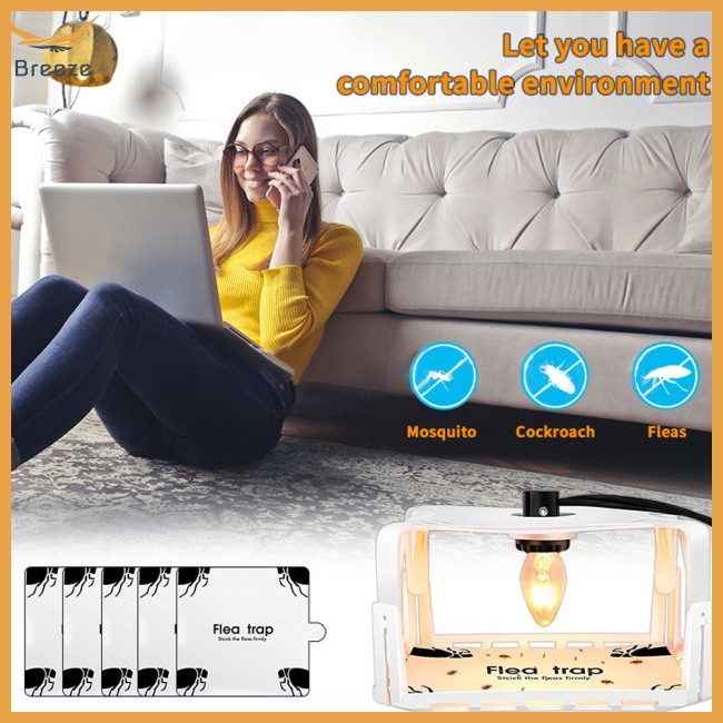 Bẫy Dính Bọ Chét Hình Vuông Có Thể Thu Gọn Cho Phòng Khách / Phòng Ngủ / Nhà Bếp