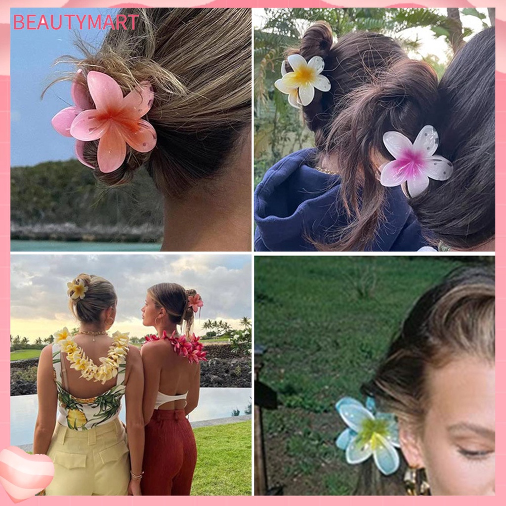 Kẹp Tóc Hình Cánh Hoa Nhiều Màu Chống Gỉ Siêu Bền Cho Nữ