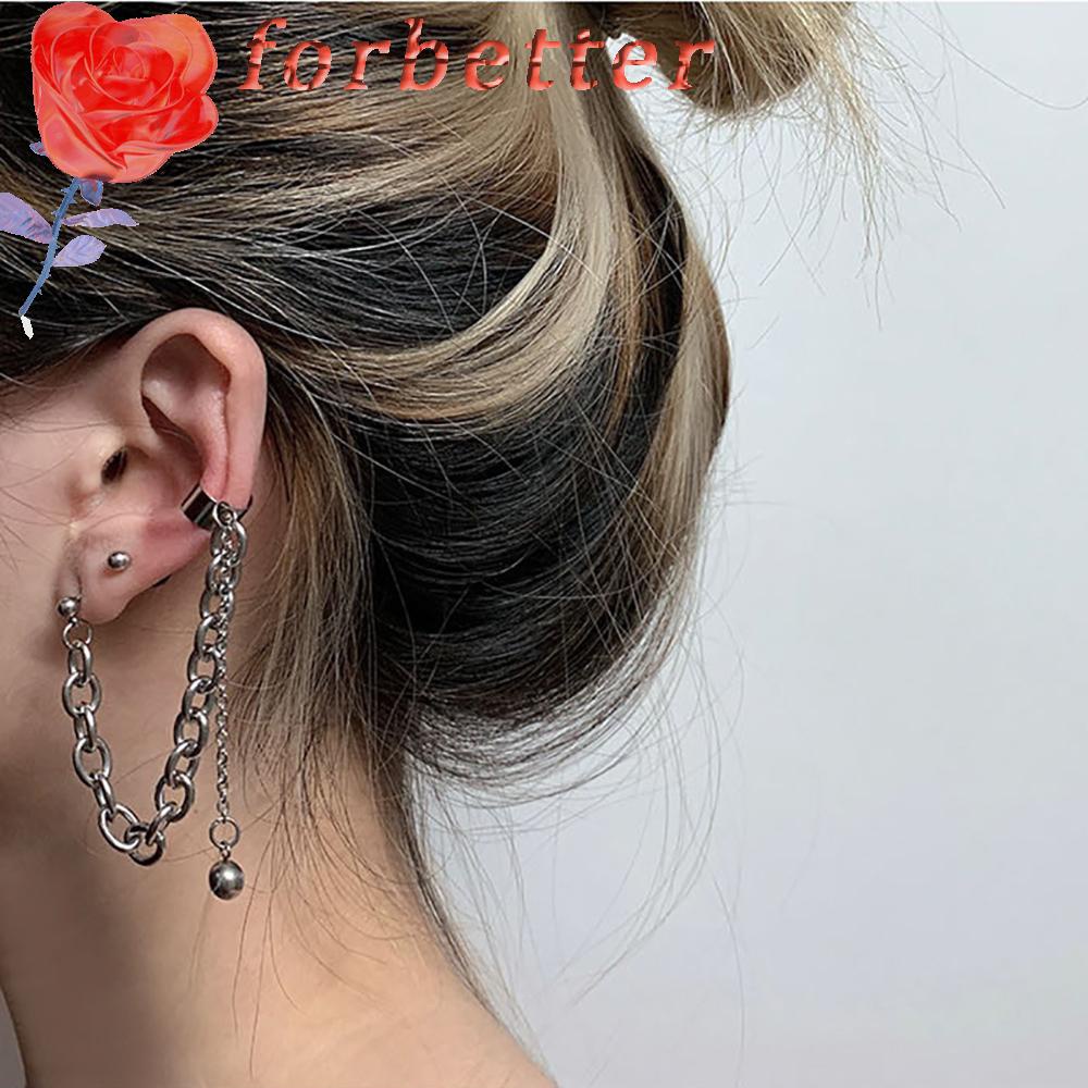 Khuyên Đeo Vành Tai Bằng Hợp Kim Phong Cách Hip Hop Hàn Quốc Cho Nam Nữ