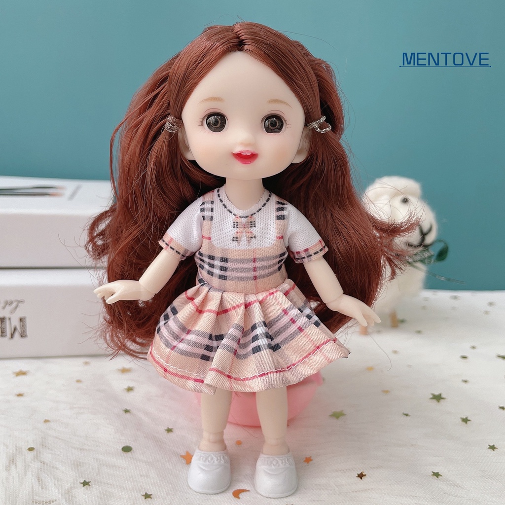 Búp Bê BJD [MT] Khớp Nối Có Thể Tháo Rời 17cm Mặt Nhám