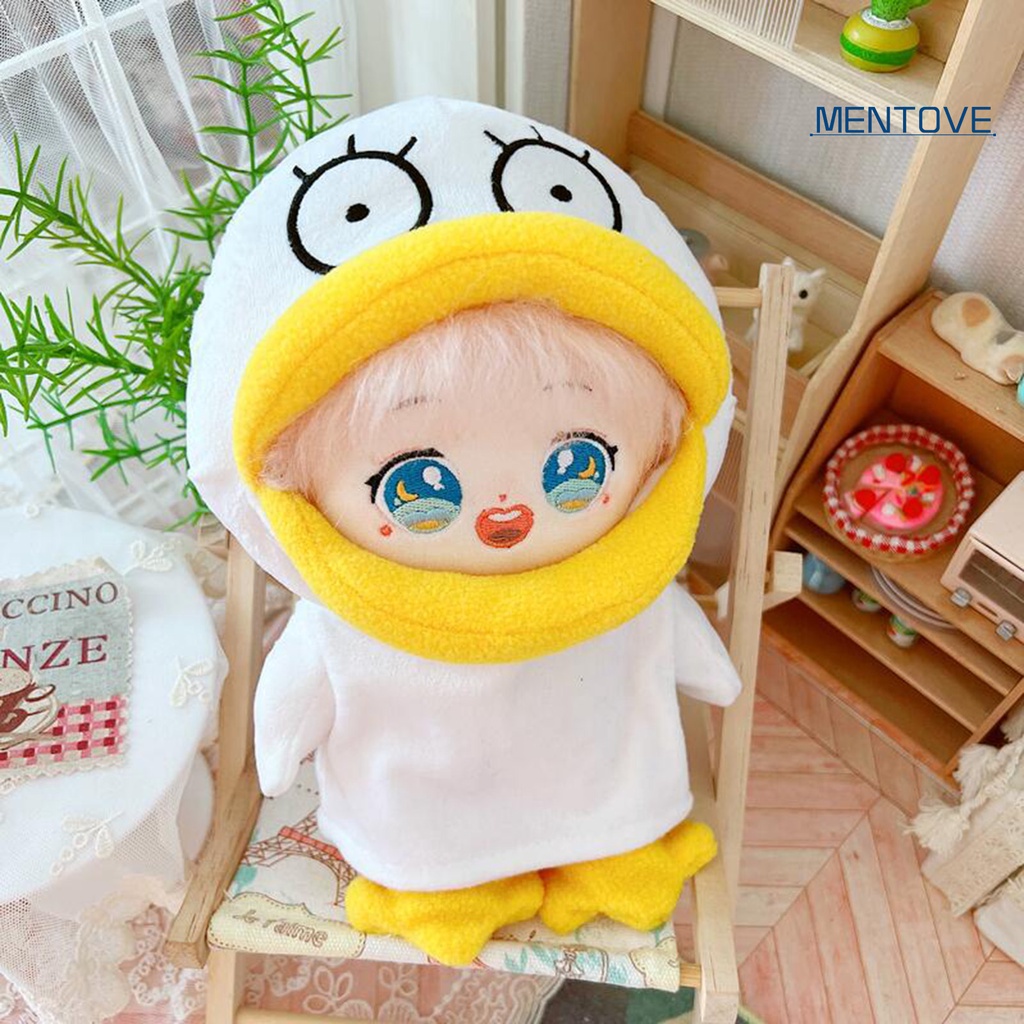Bộ Đồ Ngủ Họa Tiết Vịt Hoạt Hình Dễ Thương 20cm Dành Cho Búp Bê
