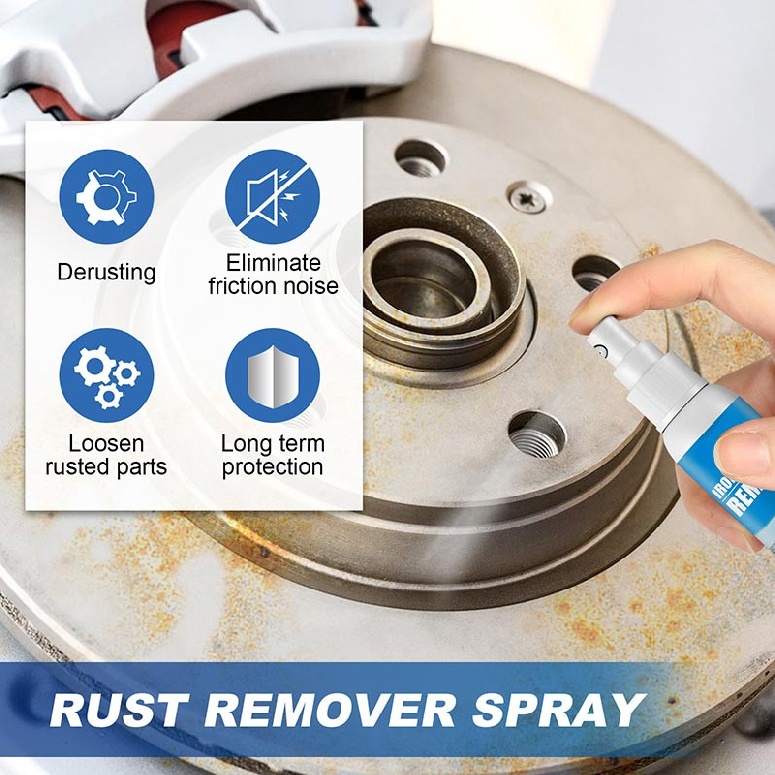 Mamy Car Rust Stain Remover Spray Cleaning Iron Remover Protects Iron Metal Surfaces