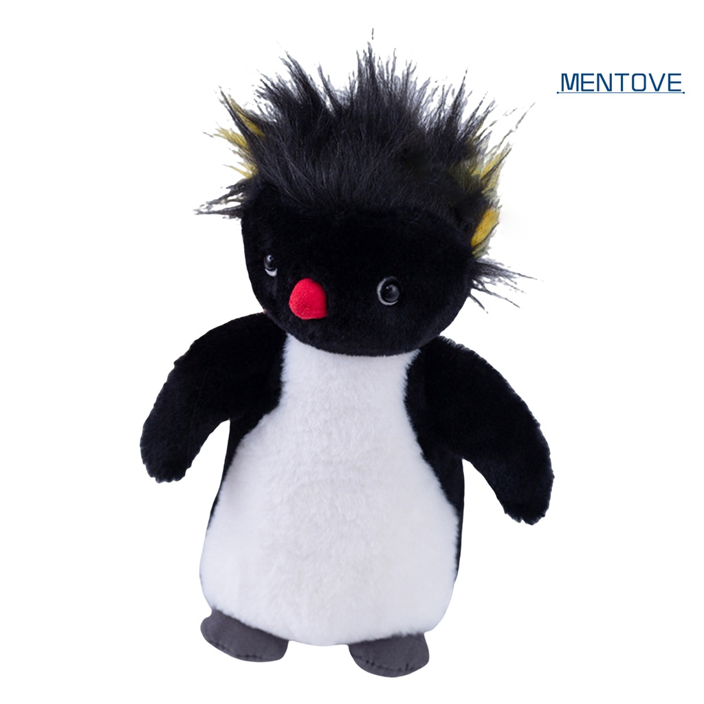 Đồ chơi nhồi bông Hình Chim Cánh Cụt Mắt 3D Dễ Thương 23cm