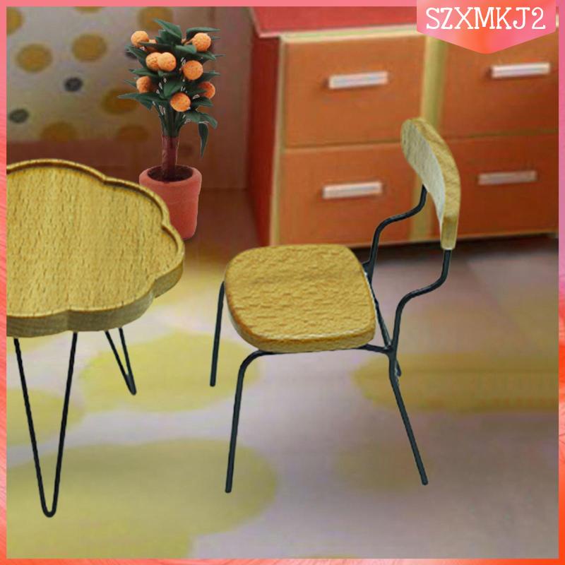 Mô Hình Phòng Khách Bằng Gỗ 1: 12 Trang Trí Nhà Búp Bê 2